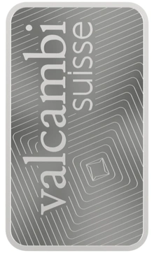 Lingote de Plata de 1 oz Valcambi