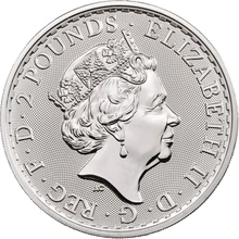 Moneda Britannia de Plata de 1 oz 2020