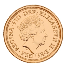 Moneda Cuarto de Soberano de Oro 2022