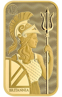 NUEVA Lingote de Oro de 100 g Britannia