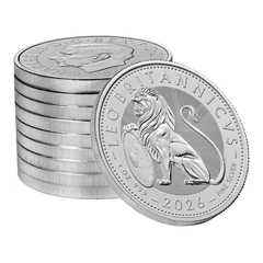 2026 Moneda de Plata British Lion 1oz