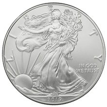 Moneda American Eagle de Plata de 1 oz 2019