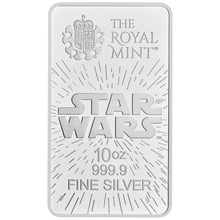 Lingote de Plata de 10 oz de la Guerra de las Galaxias Lado de la Luz