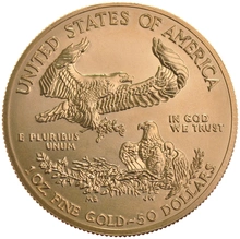 Moneda American Eagle de Oro de 1 oz 2012