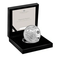 Moneda 25 Años de Harry Potter Expreso de Hogwarts de Plata de 1 oz Proof 2022