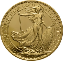 Juego de 4 Britannias Proof 1995 (en Caja Original)