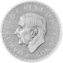 Moneda Britannia de Plata de 1 kg 2025