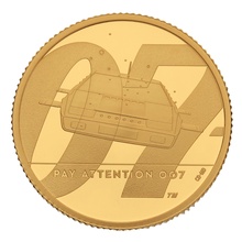 2020 1/4oz James Bond - "Presta atención 007" Moneda de oro Proof