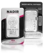 Lingote de Plata de 100 g Nadir