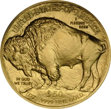 Moneda Búfalo Americano de Oro de 1 oz 2018