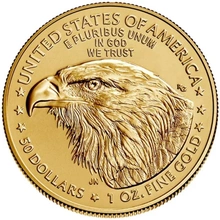 Moneda American Eagle de Oro de 1 oz 2021 Tipo 2