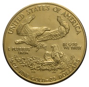 Águila Estadounidense de 1/2oz de Oro 1998
