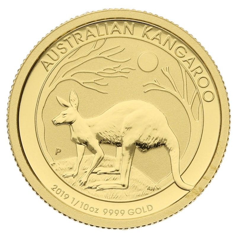 Canguro Australiano de 1/10oz de Oro 2019