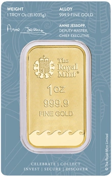 Lingote de Oro de 1 oz Britannia