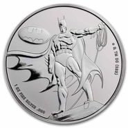 Moneda Batman de Plata de 1 oz 2023