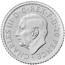 Moneda Britannia de Plata de Décimo de Onza 2024
