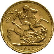 Soberano de Oro 1906 - Eduardo VII (M)