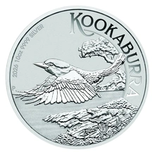 Moneda de plata australiana Kookaburra 2026 10 oz