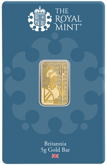 Lingote de Oro de 5 g Britannia