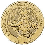 Moneda Mitos y Leyendas Morgana de Oro de 1 oz 2024