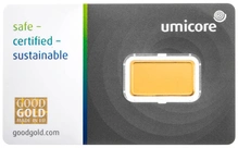Lingote de Oro de 2,5 g Umicore