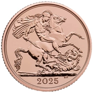 Moneda Soberano Doble de Oro 2025