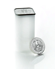 Moneda Bestias de la Reina El Halcón de los Plantagenets de Plata de 2 oz