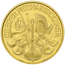 Moneda Filarmónica Viena de Oro de 1/10 oz 2020