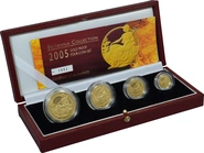 Juego de 4 Britannias Proof 2005 (en Caja Original)