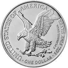 Moneda Águila Americana 2021 de 1 onza de plata -Tipo II