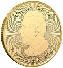 Maple Leaf Canadiense de 1/20 oz de Oro 2026