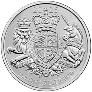 Moneda Escudo de Armas de Plata de 1 oz 2025