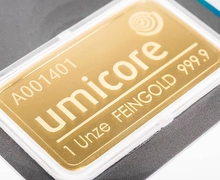 Lingote de Oro de 1 oz Umicore