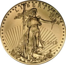 Moneda American Eagle de Oro de 1/2 oz 2018