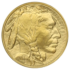 Moneda Búfalo Americano de Oro de 1 oz 2019