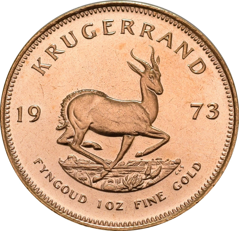 1973 Krugerrand Gold Coin 1oz