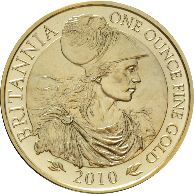 Moneda Britannia de Oro de 1 oz 2010