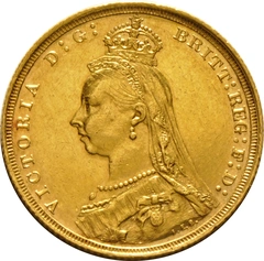 Moneda Soberano de Oro Victoria Jubileo