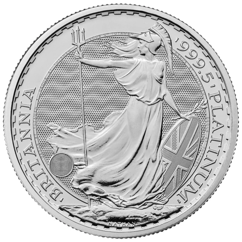 Moneda Britannia de Platina de Décimo de Onza 2026
