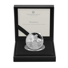 2026 Britannia UK 2oz Moneda de plata Proof
