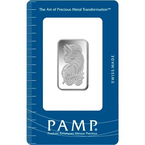Lingote de Plata de 10 g PAMP