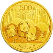 Moneda Panda Chino de Oro de 1 oz 2013