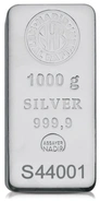 Lingote de Plata de 1 kg Nadir
