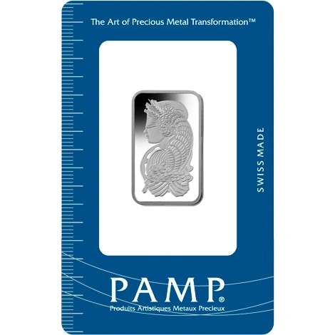 Lingote de Platino de 50 g PAMP