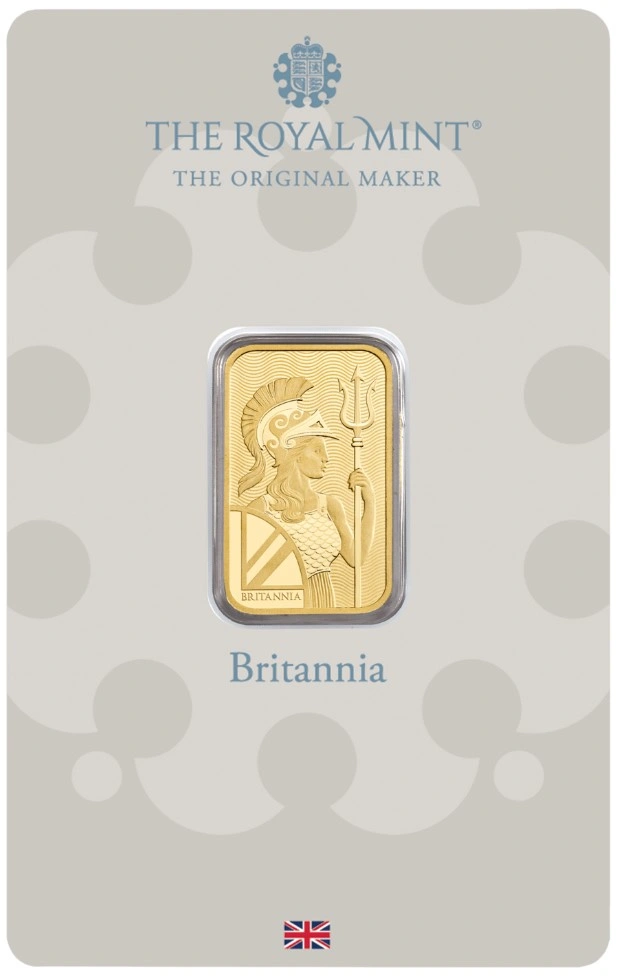 Lingote de Oro de 5 g Britannia