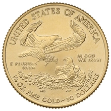 Moneda American Eagle de Oro de 1/4 oz 2019