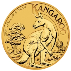 Moneda Canguro Australiano de Oro de 1/2 oz 2023