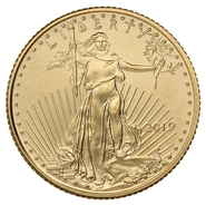 Moneda American Eagle de Oro de 1/10 oz 2019