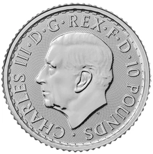 Moneda Britannia de Platina de Décimo de Onza 2024
