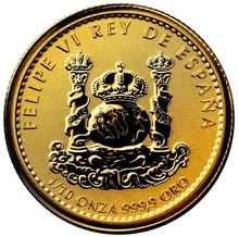 Moneda Lince Ibérico de Oro de 1/10 oz